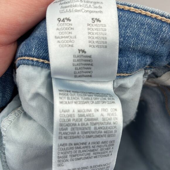 Mother Stunner Zip Ankle Step Fray Jeans - Light Kitty Racer - 26 - Picture 7 of 10